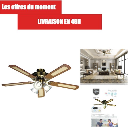 Ventilateur plafond farelek - ventilateur, de