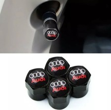 4x BOUCHON DE VALVE NOIR ALU AUDI ENVOI DE FRANCE EN SUIVI 48H 