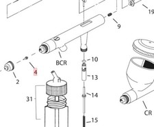 ANEST IWATA 98531400 Buse Pour