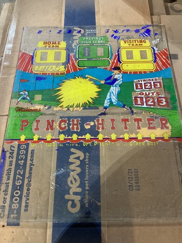 Pinball machine back glass - pinball,