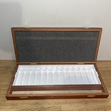 Petite Boîte De Peinture En Bois Transport Pour 13 Tubes De Gouache Et Pinceaux