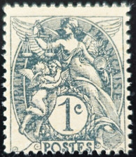 BLANC N°107e type IB ARDOISE