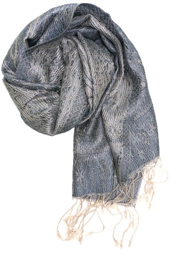 Foulard 100 soie pashmina - en, 100%