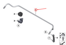 Barre stabilisatrice arrière