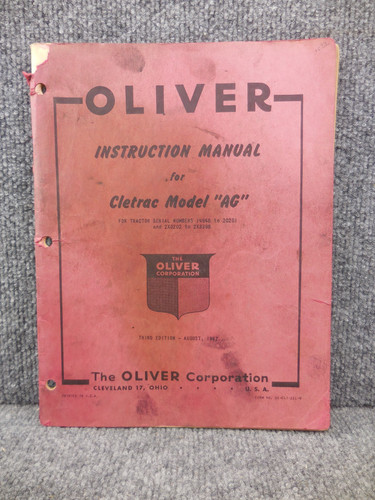 Oem factory oliver - oliver, cletrac