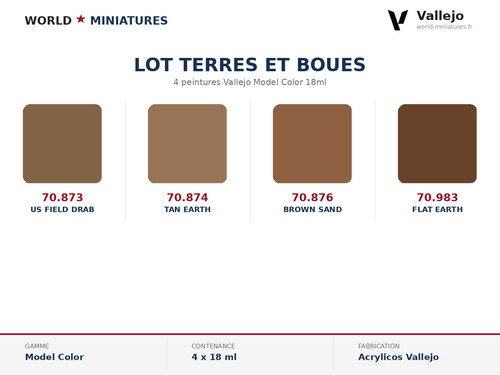 Lot terres boues - et,
