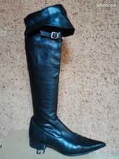 Cuissardes Bottes cuir femme
