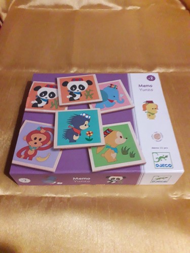 Jeu memo pieces bois - bois, djeco