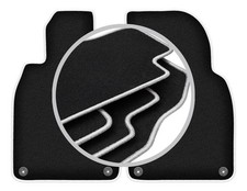 Tapis de sol en Velours noir