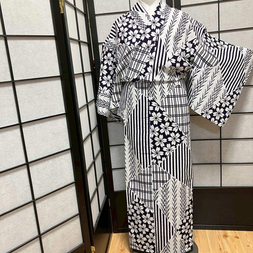 9067 kimono traditionnel - kimono,