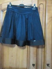 JUPE "COP COPINE" - NOIRE ET BLEUE - TAILLE 38