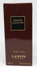 Flacon Factice 100ml Mr Lanvin Plein Vintage avec Boîte Collection After Shave