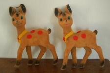 BAMBI DÉCORATION/BIBELOT/JOUET ANCIEN/ ANIMAL FAON VINTAGE 26,8 cm