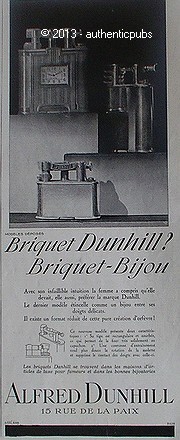 Publicite briquet alfred - publicite,