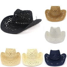 Chapeau de paille tissé à la