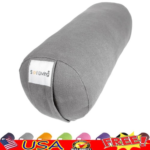 Portable cotton yoga bolster - portable,