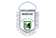 fanion mini drapeau pays voiture decoration souvenir blason italie marche