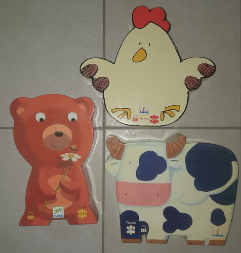 Lot puzzles djeco animaux - de, 3