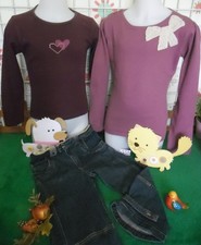 lot 9 vêtements enfant 10 ans fille,legging,s-pull,tunique,jupe,sweat,pantacourt