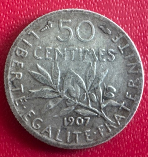 Centimes semeuse 1907 - 50,