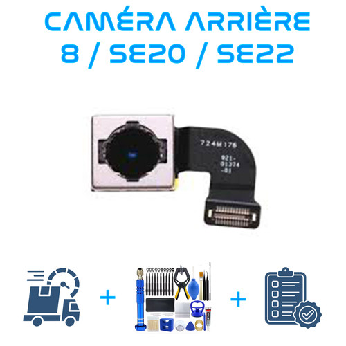 Caméra arrière iphone - arriÈre, 8