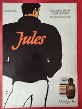 Publicité de presse Parfum JULES de DIOR par GRUAU
