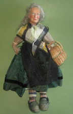 Rare figurine napolitaine peinte 18ème siècle 18th century Neapolitan Figurine