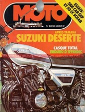 MOTO JOURNAL  242 GUZZI 1000 Convert KAWASAKI KZ 400 Side Car GEP Scrab 50 1975