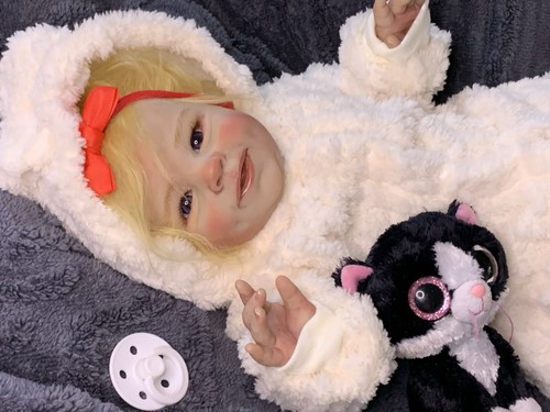 Sweet reborn baby girl doll - sweet,