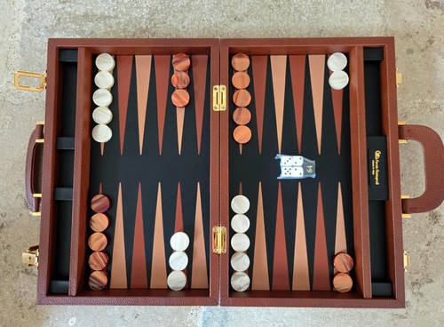 Backgammon cuir renzo - backgammon, en