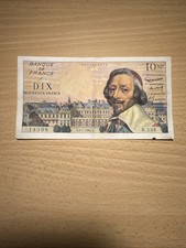 Billet 10 NF Dix Nouveaux Francs Richelieu R.233 5-7-1962