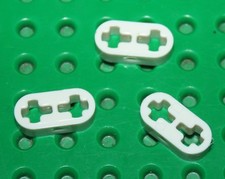 Lego White Liftarm 1x2 Thin