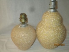 2 PIEDS DE LAMPE CERAMIQUE