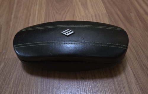 Brown faux leather eyeglass - brown,