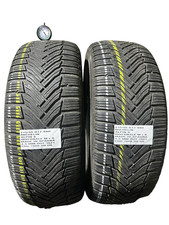 2 PNEUS D'OCCASION 215/55 R 17 94H MICHELIN HIVER M+S 4,5 MM DOT 1621