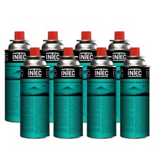 Pack 8 Bouteilles gaz camping 227g INTEC