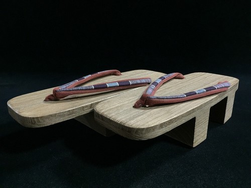 P0195 sandales geta bois - p0195,