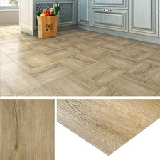 Dalle PVC Adhesive Sol Bois Chene Carrelage Adhesif Sol Cuisine 30x30 Lino So...