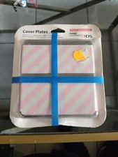Cover Plates Vichy Bleu New Nintendo 3DS Coque Zierblenden Cubiertas Neuf Neu.