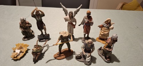 Lot santons crèche - lot, noël