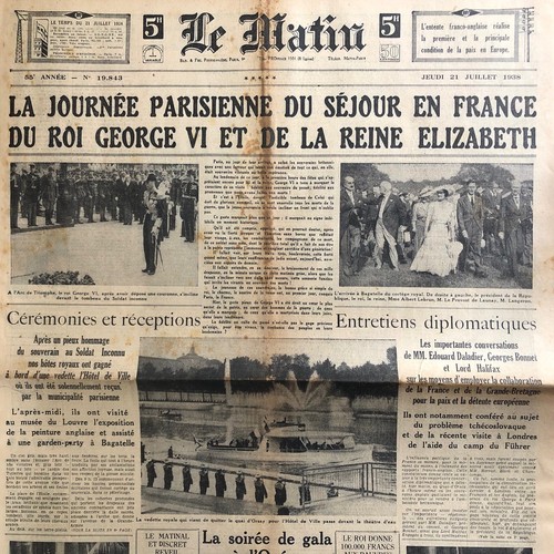 Journal matin 1938 - matin, #