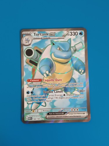 Carte pokémon tortank - carte,