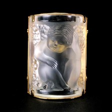 Broche Lalique Enfant Ange Ton