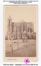 LE MANS, LA CATHÉDRALE SAINT-JULIEN, CDV ALBUMINÉE GUITTET au MANS -FF44
