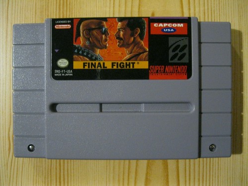 Final fight pour snes - final, us