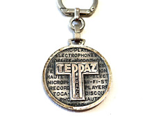 porte clés augis émaillé TEPPAZ electrophones tourne disques vinyles hi fi an 60