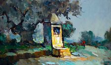 PASTOUR Louis(1876-1948)"Calvaire, route du Cannet" Provence Cannes Antibes Nice