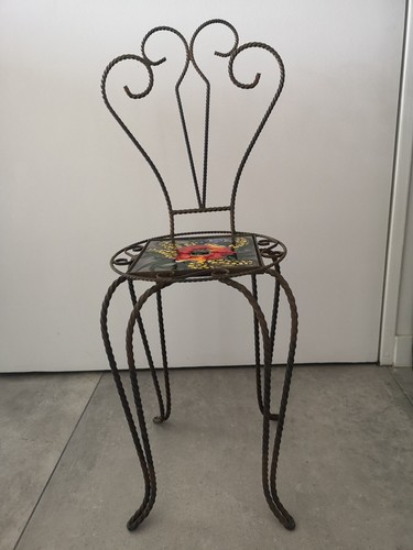 Petite chaise fer - chaise, et
