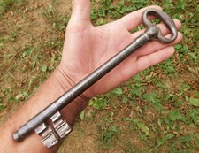 27cm Ancienne Grande,Grosse Clef  17-18ème Siècle,Clé Forgée,Château,Antique key