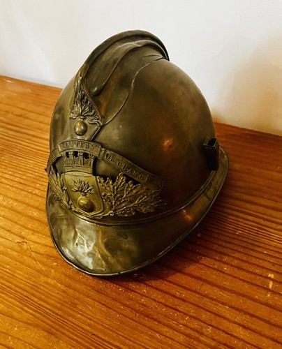 Ancien casque pompier fin - de,
